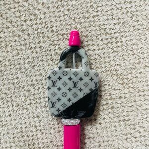 Louis Vuitton Gray and Black Monogram Bag Focal Pen